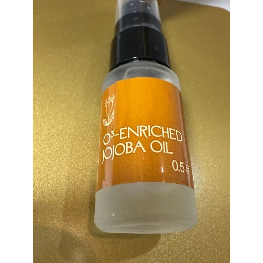 O3-Enriched Jojoba Oil Oxygen-Rich Treatment Oil‎ 0.5 Oz Organic New